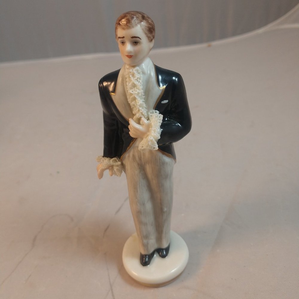 Dresden Groom Figurine